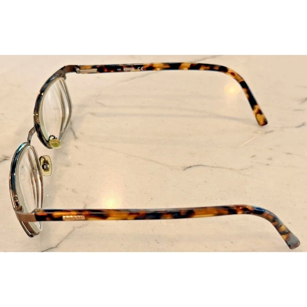 Fossil Rory 0Y44 Eyeglasses Bronze Tortoise Rectangular Frames 50-19-140 Eyewear